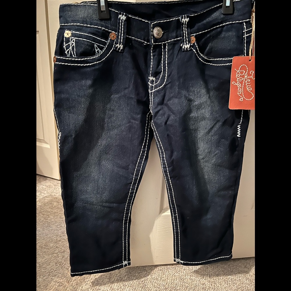 True Religion cropped jeans NWT